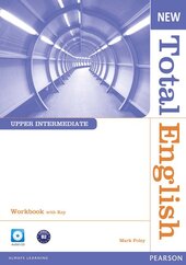 New Total English Upper-Intermediate Workbook  + Key + CD - фото обкладинки книги