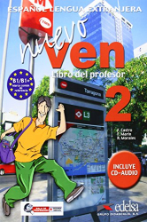 Nuevo Ven 2. Libro del profesor + CD audio - фото обкладинки книги