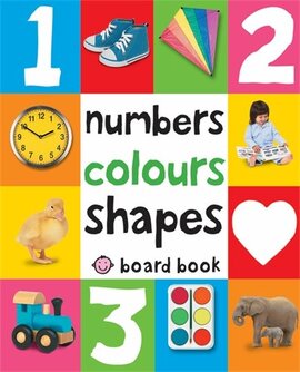 Numbers, Colours, Shapes. Board Book - фото книги