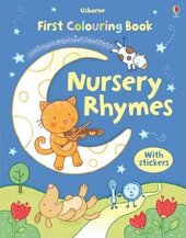 Nursery Rhymes. Colouring Book with Stickers - фото обкладинки книги