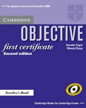 Objective FCE 2nd edition. Teacher's Book - фото обкладинки книги