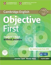 Objective First Student's Book without Answers with CD-ROM - фото обкладинки книги