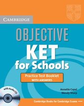 Objective KET. Practice Test Booklet with Answers + Audio CD - фото обкладинки книги