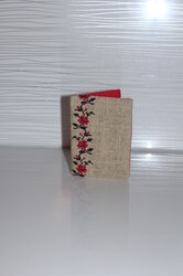 Обкладинка на паспорт "Троянди бордові" - фото обкладинки книги