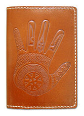 Обкладинка на права "Рука" світло-коричневий - фото обкладинки книги