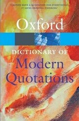 Oxford Dictionary of Modern Quotations - фото обкладинки книги