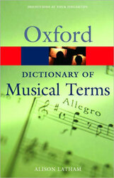 Oxford Dictionary of Musical Terms - фото обкладинки книги