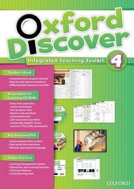 Oxford Discover 4. Integrated Teaching Toolkit (Teacher's Book+DVD+Online Practice) - фото книги