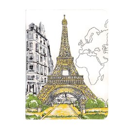 Paris Eiffel Tower Handmade Journal - фото книги