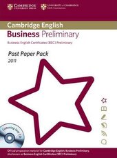 Past Paper Pack for Cambridge English Business Preliminary 2011 Exam Papers and Teacher's Booklet with Audio CD - фото обкладинки книги