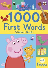Peppa Pig: 1000 First Words Sticker Book - фото обкладинки книги