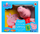 Peppa Pig: Peppa Goes to the Library. Book and Puppet - фото обкладинки книги