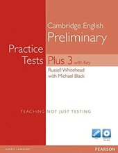 PET Practice Tests Plus 3 Students' Book + CD (підручник) - фото обкладинки книги