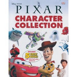 Pixar Character Encylopedia & 4 Sticker Books Slipcase, Btms Special - фото книги