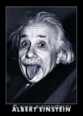 Плакат "Albert Einstein (PF2080)" - фото книги