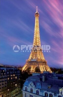 Плакат "Eiffel Tower At Dusk (PP30966)" - фото книги
