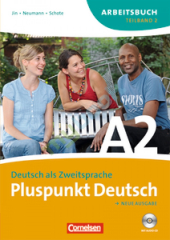 Pluspunkt Deutsch A2/2. Arbeitsbuch mit Audio CD (Einheit 8-14) - фото обкладинки книги