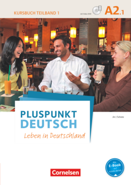 Pluspunkt Deutsch NEU A2/1 Kursbuch mit Video-DVD - фото книги