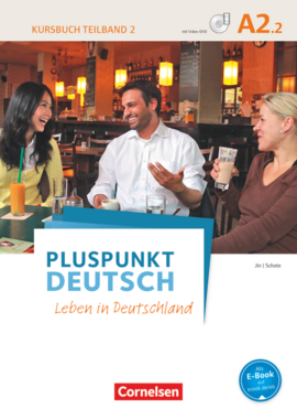 Pluspunkt Deutsch NEU A2/2 Kursbuch mit Video-DVD - фото книги