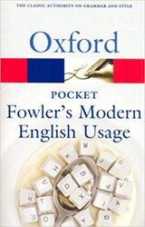 Pocket Fowler's Modern English Usage - фото обкладинки книги