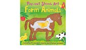 Pop-Out Stencil Art: Farm Animals - фото обкладинки книги