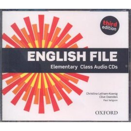 Посібник "English File 3rd Edition Elementary: Class Audio CDs (аудіодиск)" Clive Oxenden - фото книги