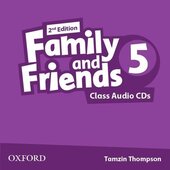 Посібник "Family and Friends 2nd Edition 5: Class Audio CDs (3) (аудіодиск)" Jenny Quintana - фото обкладинки книги