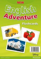 Посібник "New English Adventure 1 Flashcards (картки)" - фото обкладинки книги