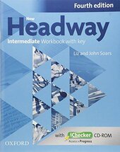 Посібник"New Headway 4th Edition Intermediate:Workbook with Key with iChecker CD-ROM(робочий зошит)" - фото обкладинки книги