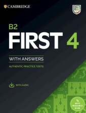 Practice Tests B2 First 4 Student's Book with Answers with Downloadable Audio and Resource Bank - фото обкладинки книги