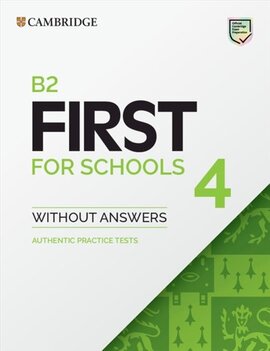 Practice Tests B2 First for Schools 4 SB without Answers - фото книги