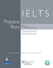 Practice Tests Plus IELTS Level 1 Student's book with key+CD (підручник+аудіодиск) - фото обкладинки книги
