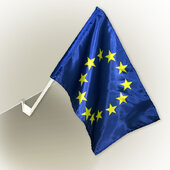 Прапорець Євросоюзу  з автофлагштоком - фото обкладинки книги