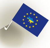 Прапорець Україна-Євросоюз з автофлагштоком - фото обкладинки книги