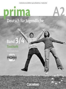 Prima-Deutsch fur Jugendliche 3/4 (A2). Testheft mit Audio CD's (тести+диск) - фото книги