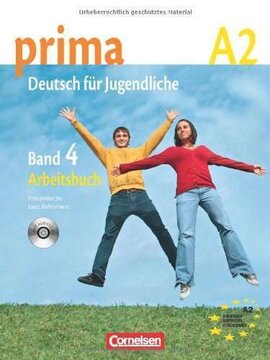 Prima-Deutsch fur Jugendliche 4 (A2). Arbeitsbuch+CD - фото книги
