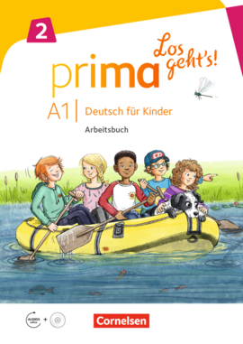 Prima Los geht's! A1.2 Arbeitsbuch mit Audio-CD und Stickerbogen - фото книги
