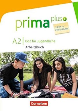 Prima plus A2. Arbeitsbuch mit MP3-Download und Lsungen (з відповідями) - фото книги