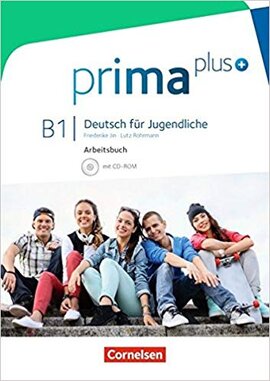 Prima plus B1. Arbeitsbuch mit CD-ROM (+аудіодиск) - фото книги