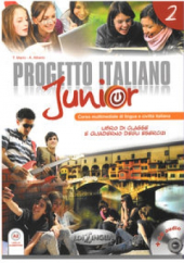 Progetto Italiano Junior 2. Libro & Quaderno + CD audio - фото обкладинки книги