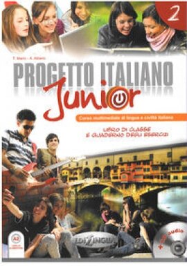 Progetto Italiano Junior 2. Libro & Quaderno + CD audio - фото книги