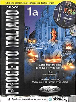 Progetto Italiano Nuovo 1A. Libro&Quaderno + CD Audio (підручник+робочий зошит+аудіодиск) - фото книги