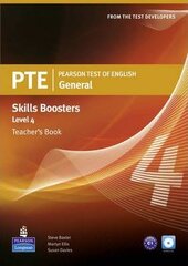 PTE Test of English General Skills Booster 4 Teacher's Book+CD (книга вчителя) - фото обкладинки книги