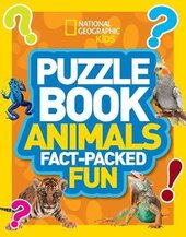 Puzzle Book Animals : Brain-Tickling Quizzes, Sudokus, Crosswords and Wordsearches - фото обкладинки книги