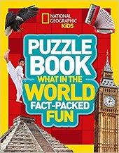 Puzzle Book What in the World : Brain-Tickling Quizzes, Sudokus, Crosswords and Wordsearches - фото обкладинки книги