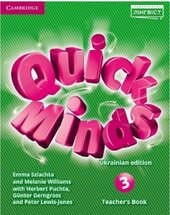 Quick Minds (Ukrainian edition) НУШ 3 Teacher's Book - фото обкладинки книги