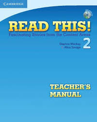 Read This! 2 Teacher's Manual + CD - фото книги