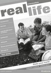 Real Life Intermediate Testbook + CD - фото обкладинки книги