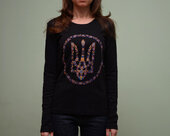 Реглан жіночий "Тризуб", колір чорний - фото обкладинки книги