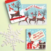 Reindeer Dash Mini Journal - фото обкладинки книги